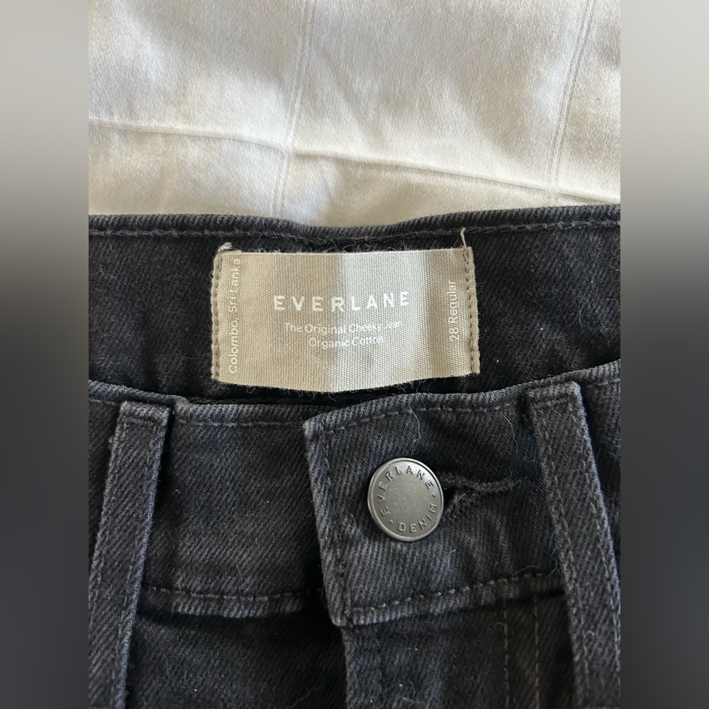 Everlane Women's High Rise Jeans - Black - Picture 9 of 11